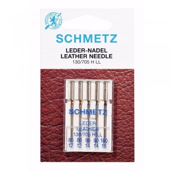 SCHMETZ Nähmaschinennadeln -Leder 80-100